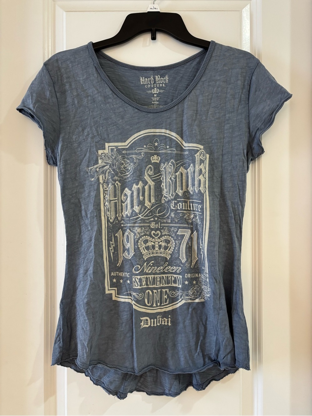 Hard Rock Couture Dubai 1971 Graphic T Shirt Size M